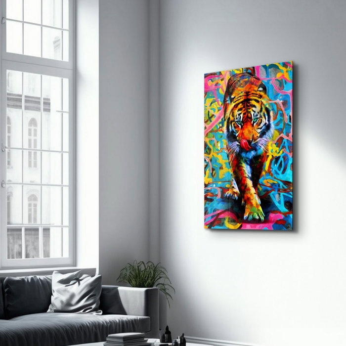 Wallity Pintura Decorativa de Vidrio Templado CAM-1095, Impresión UV, 46 x 72 cm